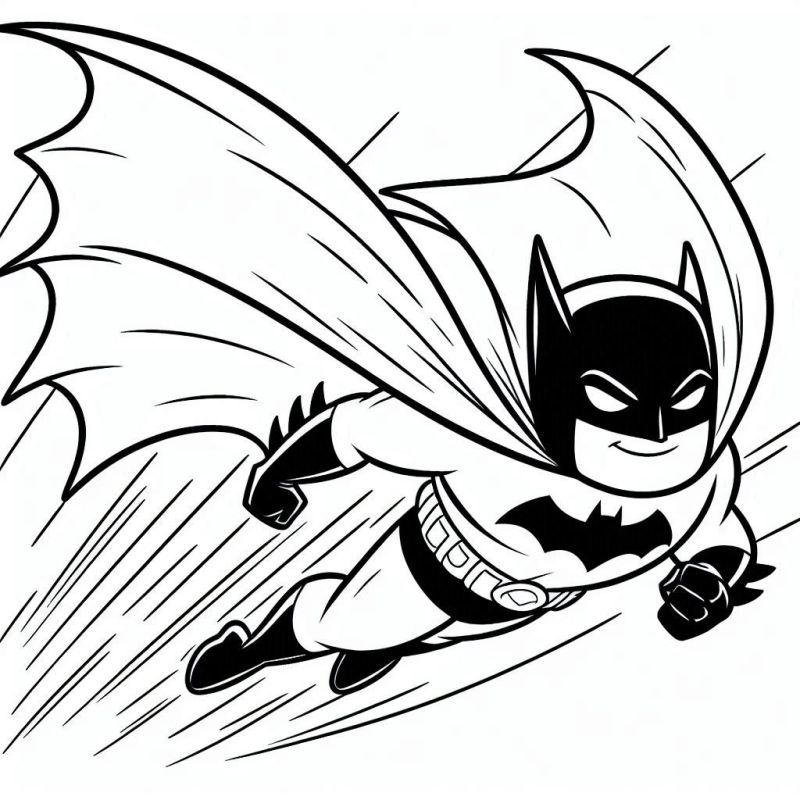 Desenho de Batman para imprimir