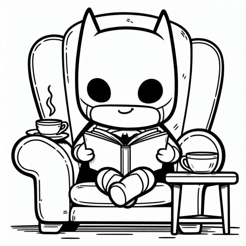 Desenho de Batman para imprimir