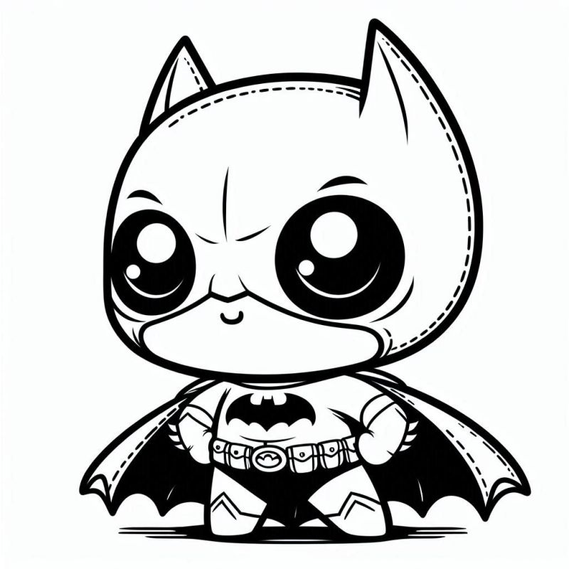 Desenho de Batman para imprimir