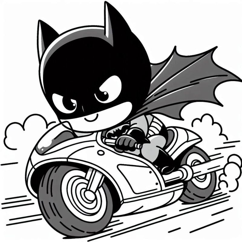 Desenho de Batman para imprimir
