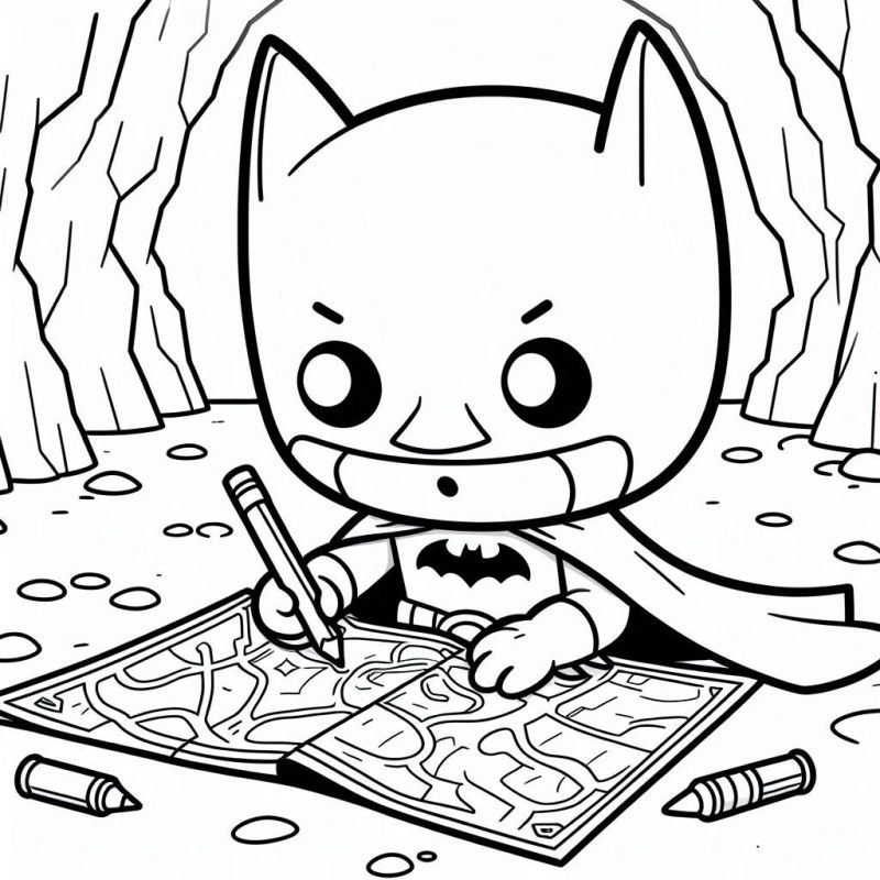 Desenho de Batman para imprimir