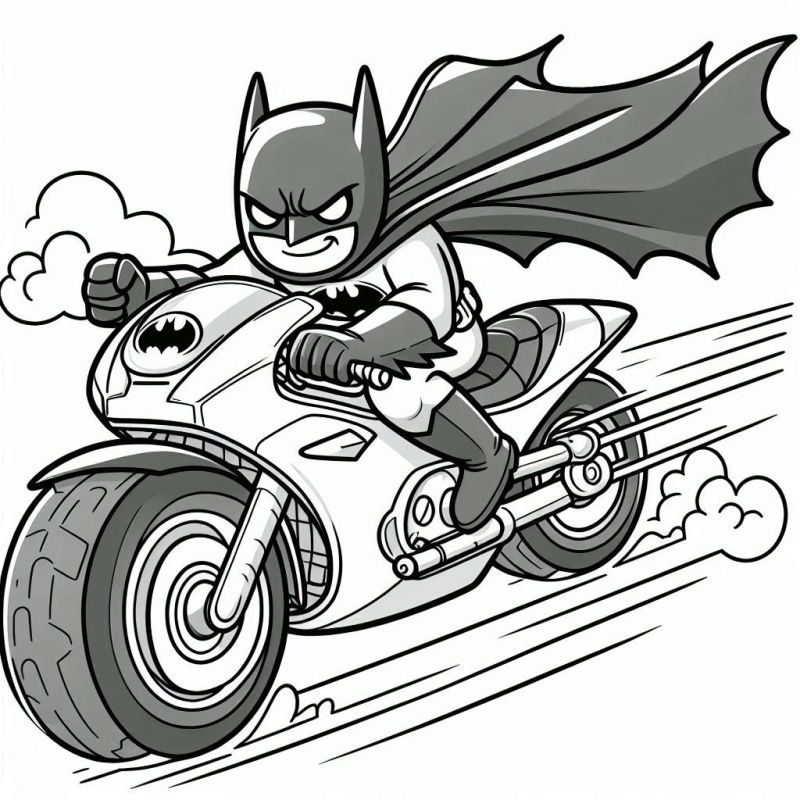 Desenho de Batman para imprimir