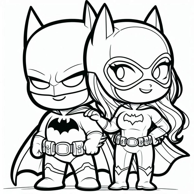 Desenho de Batman para imprimir