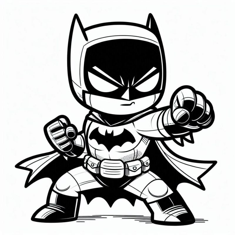 Desenho de Batman para imprimir