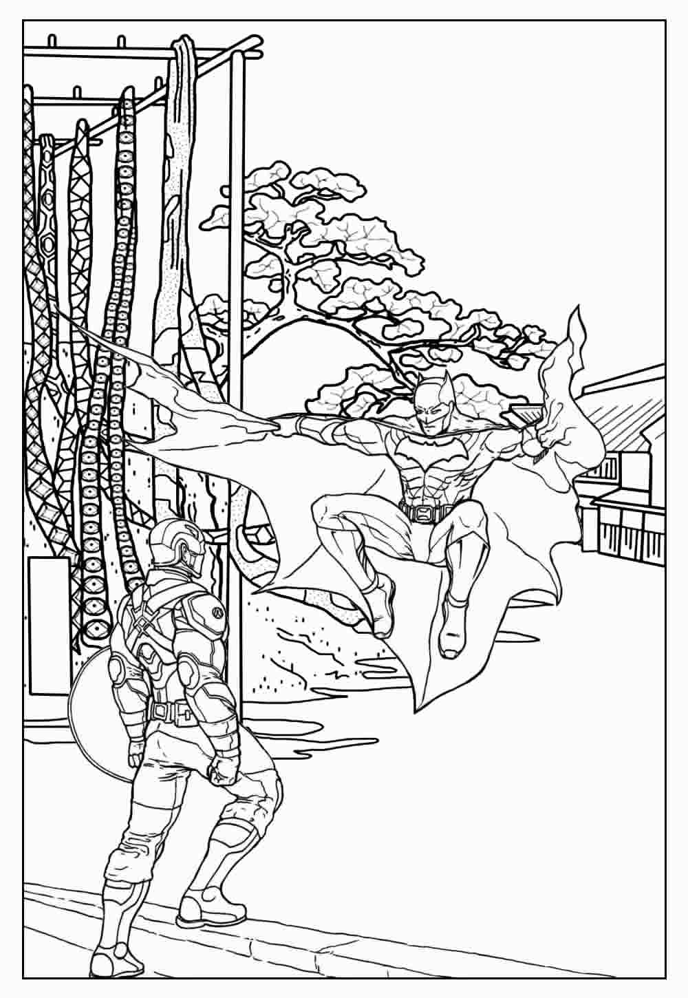 Desenho de Batman para imprimir