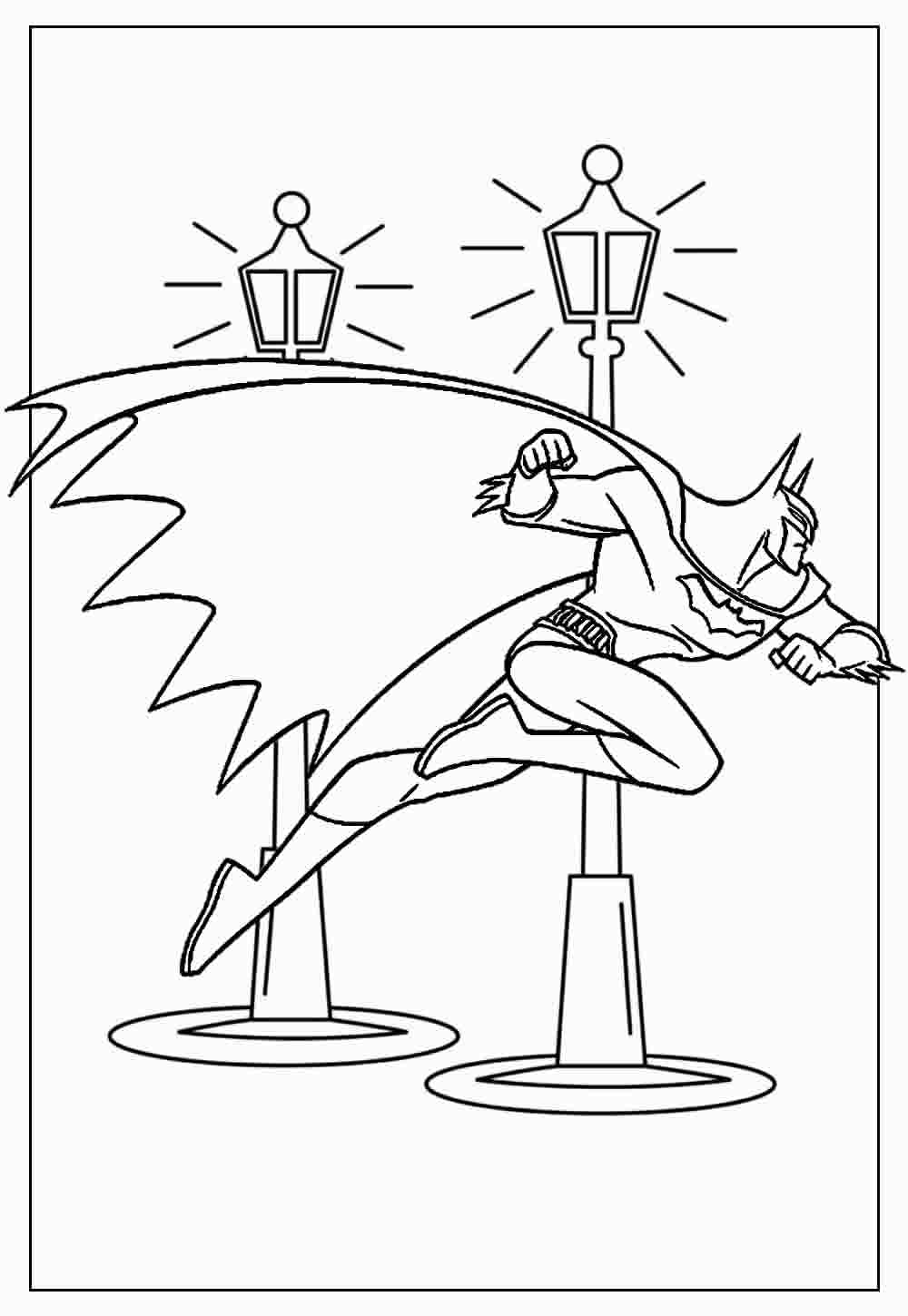 Desenho de Batman para imprimir