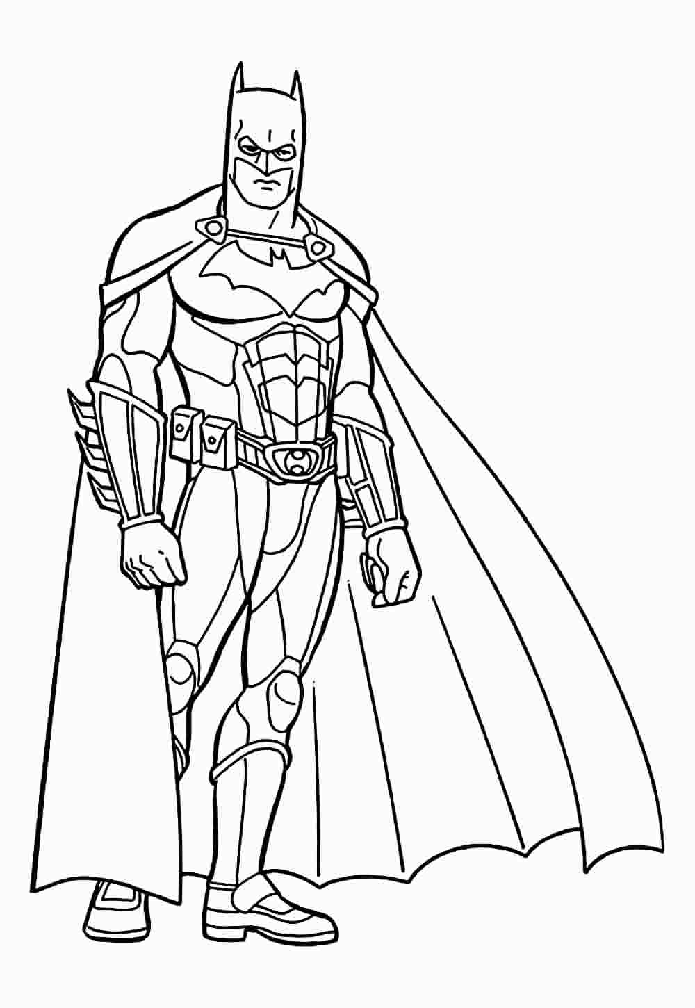 Desenho de Batman para imprimir