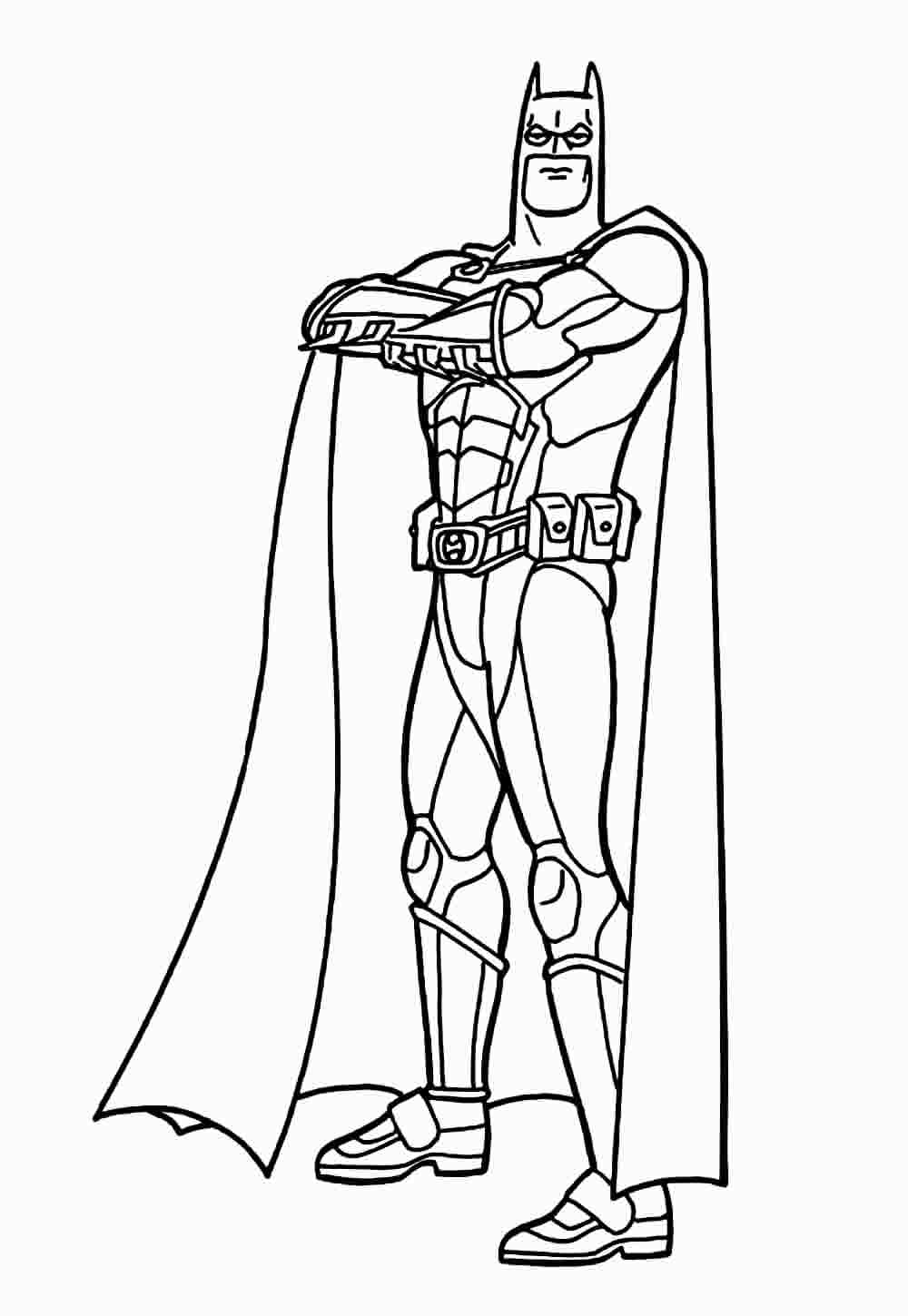 Desenho de Batman para imprimir