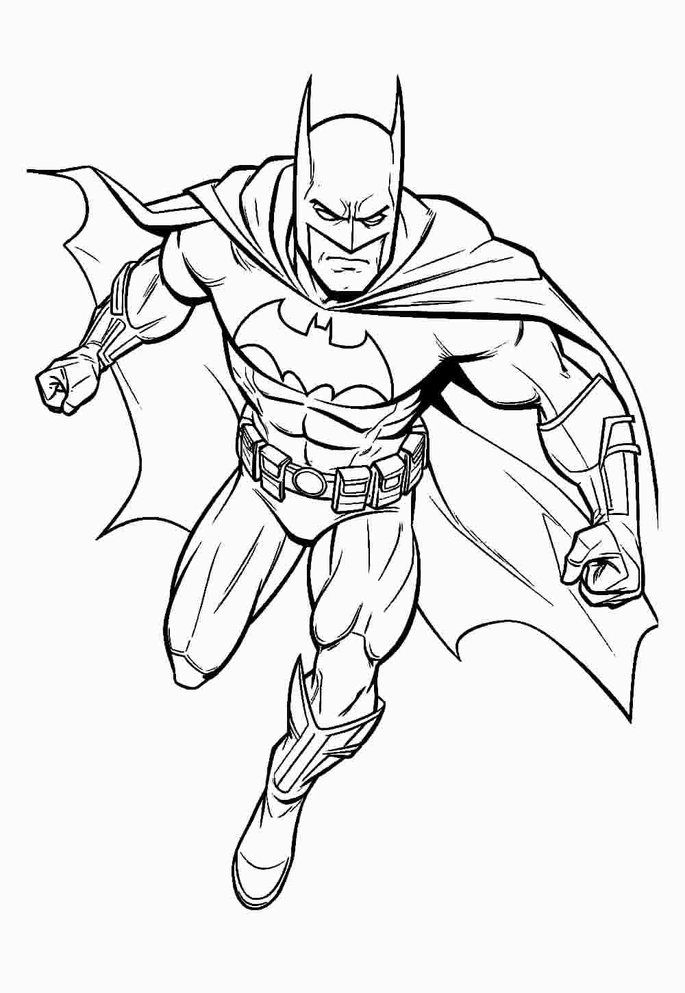 Desenho de Batman para imprimir