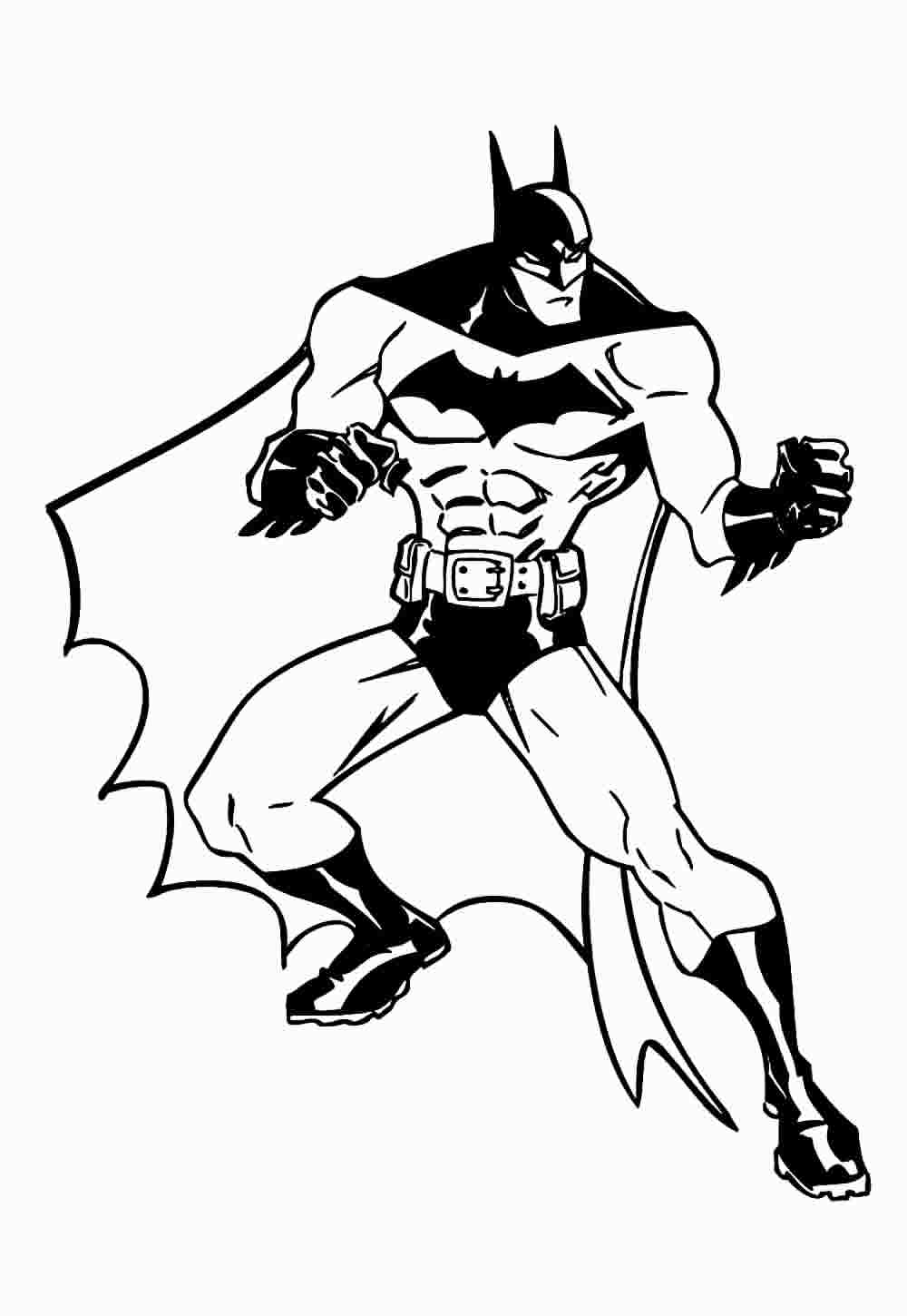 Desenho de Batman para imprimir