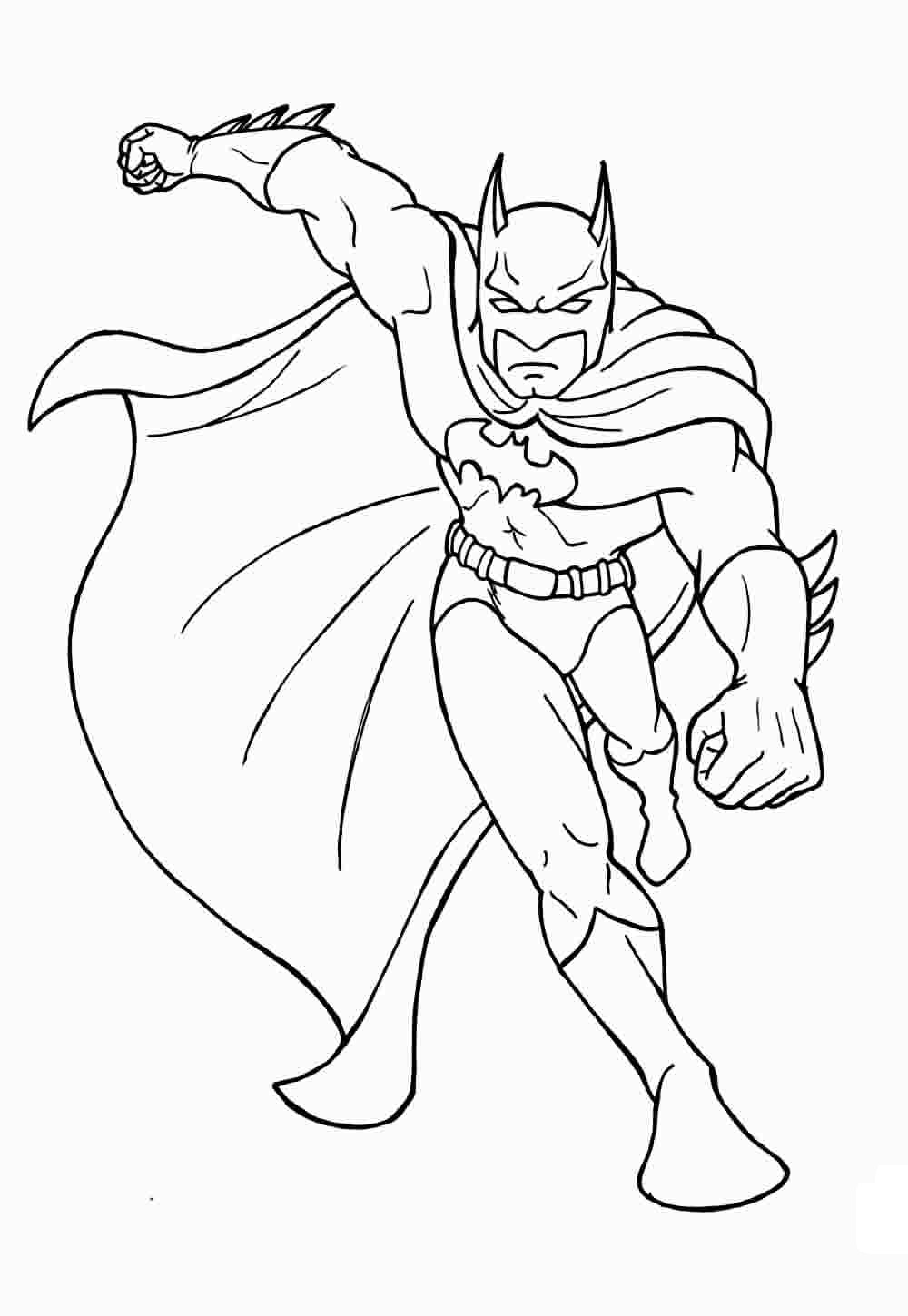 Desenho de Batman para imprimir