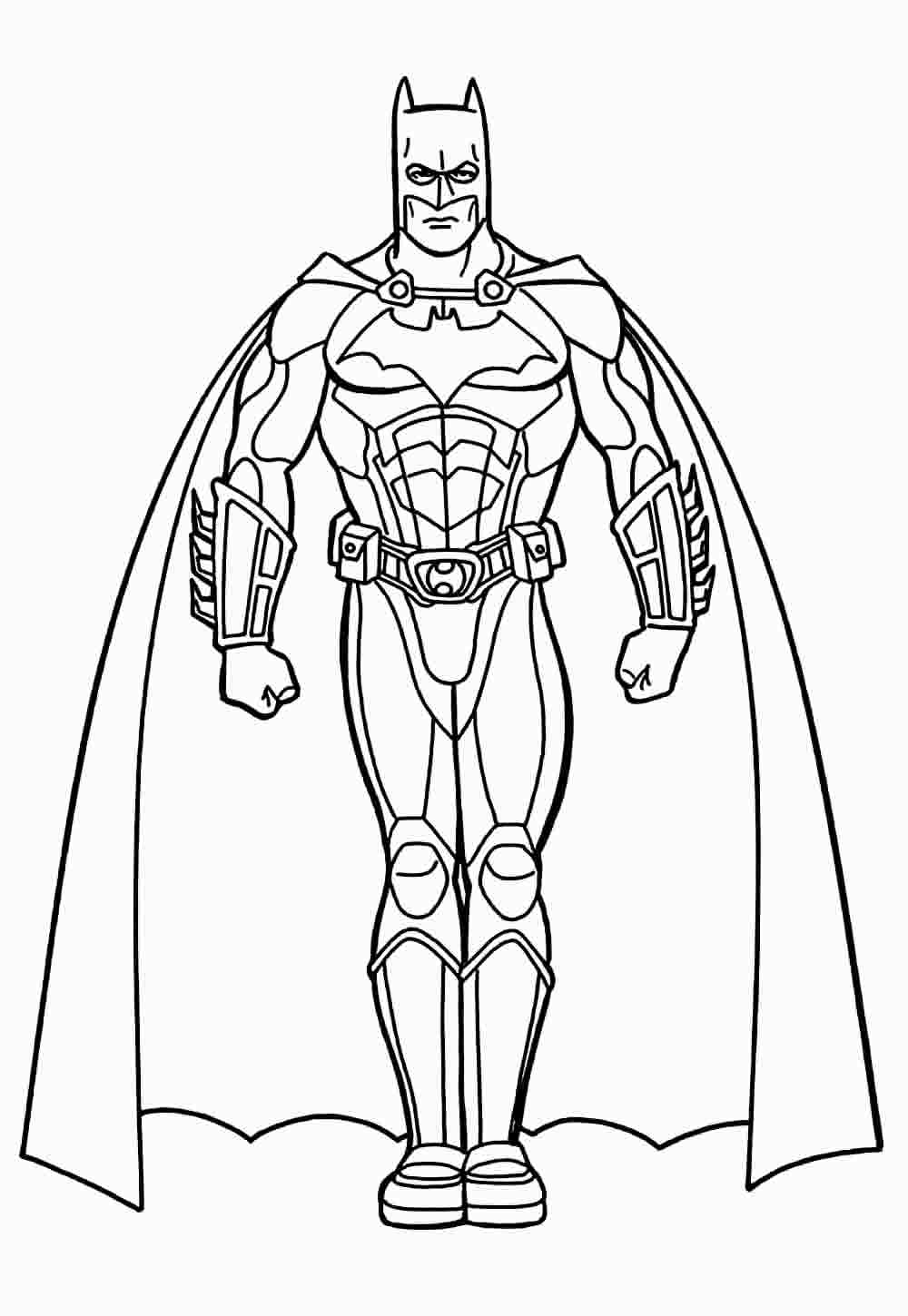 Desenho de Batman para imprimir
