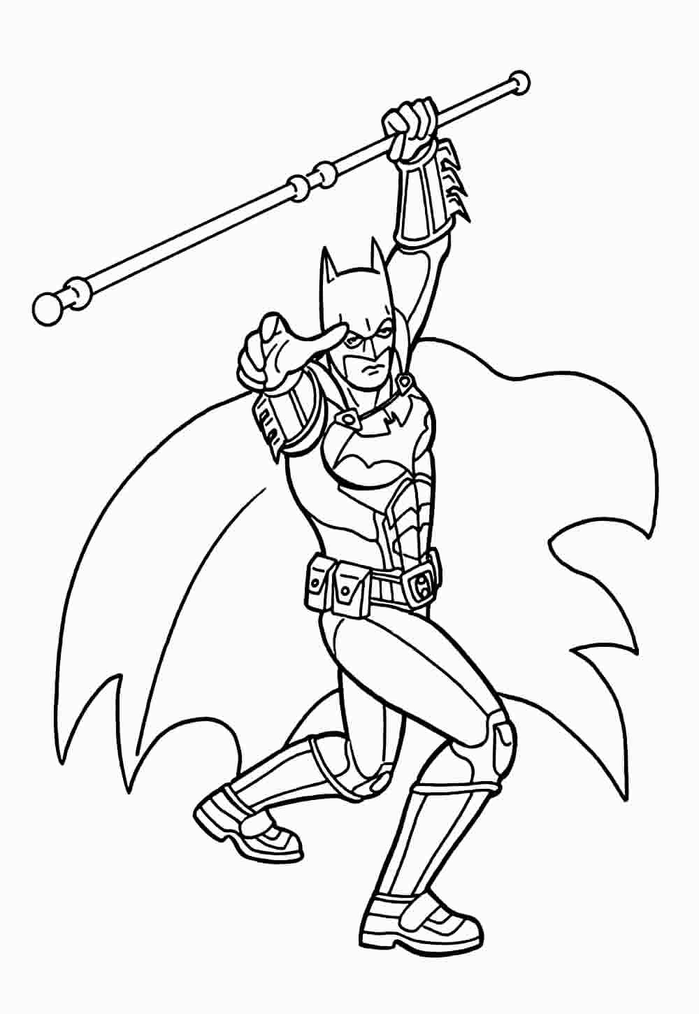 Desenho de Batman para imprimir