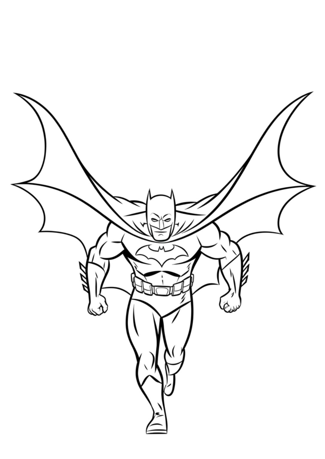 Desenho de Batman para imprimir