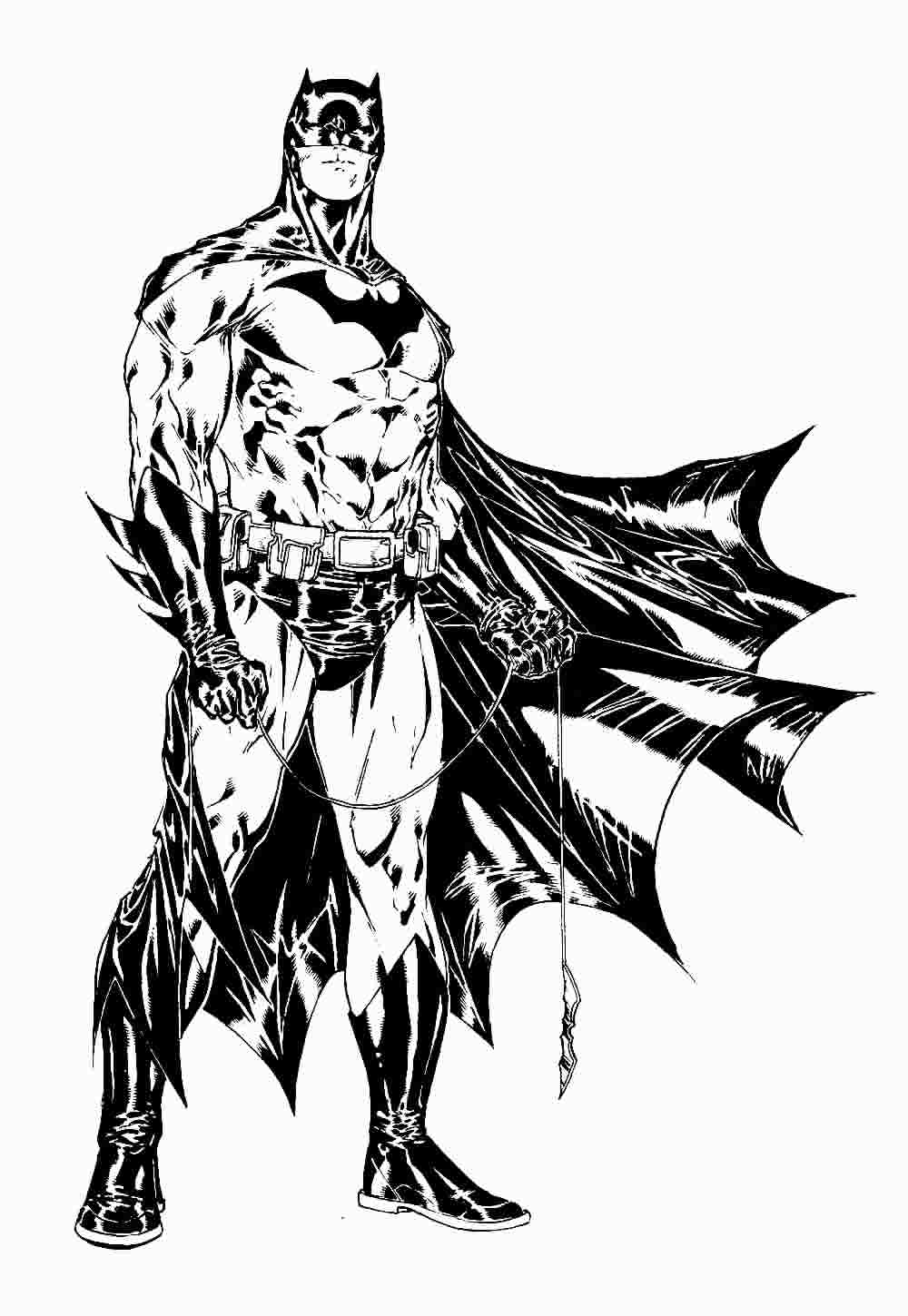 Desenho de Batman para imprimir