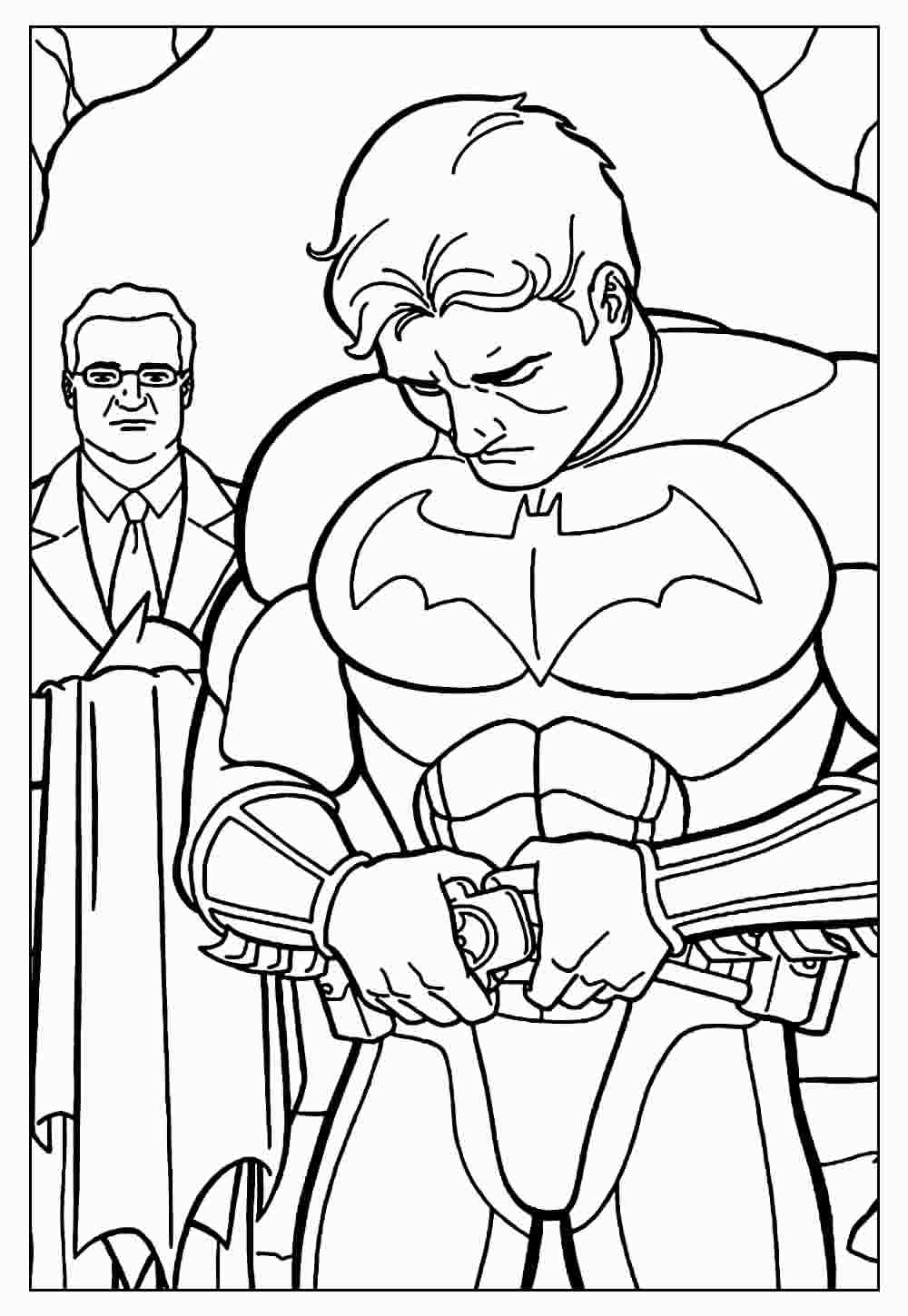 Desenho de Batman para imprimir