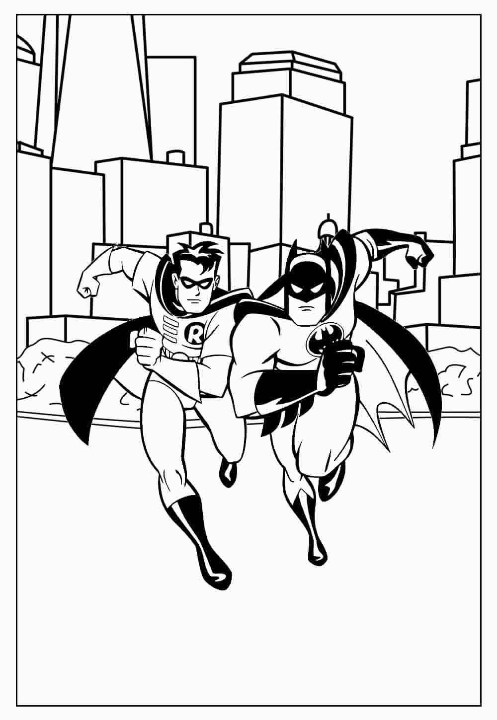Desenho de Batman para imprimir