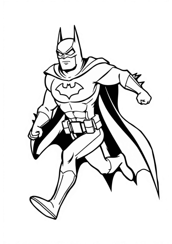 Desenho de Batman para imprimir