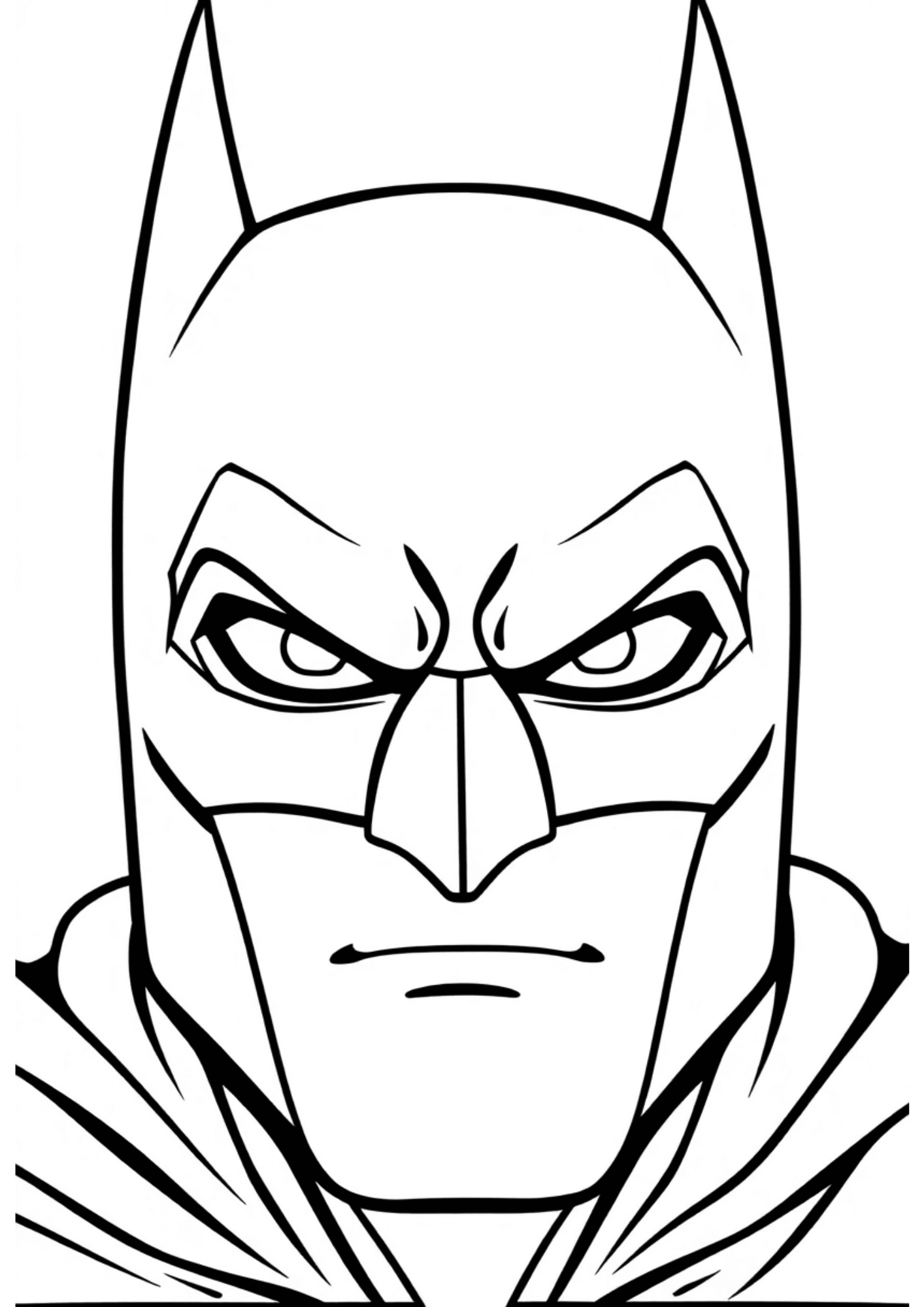 Desenho de Batman para imprimir