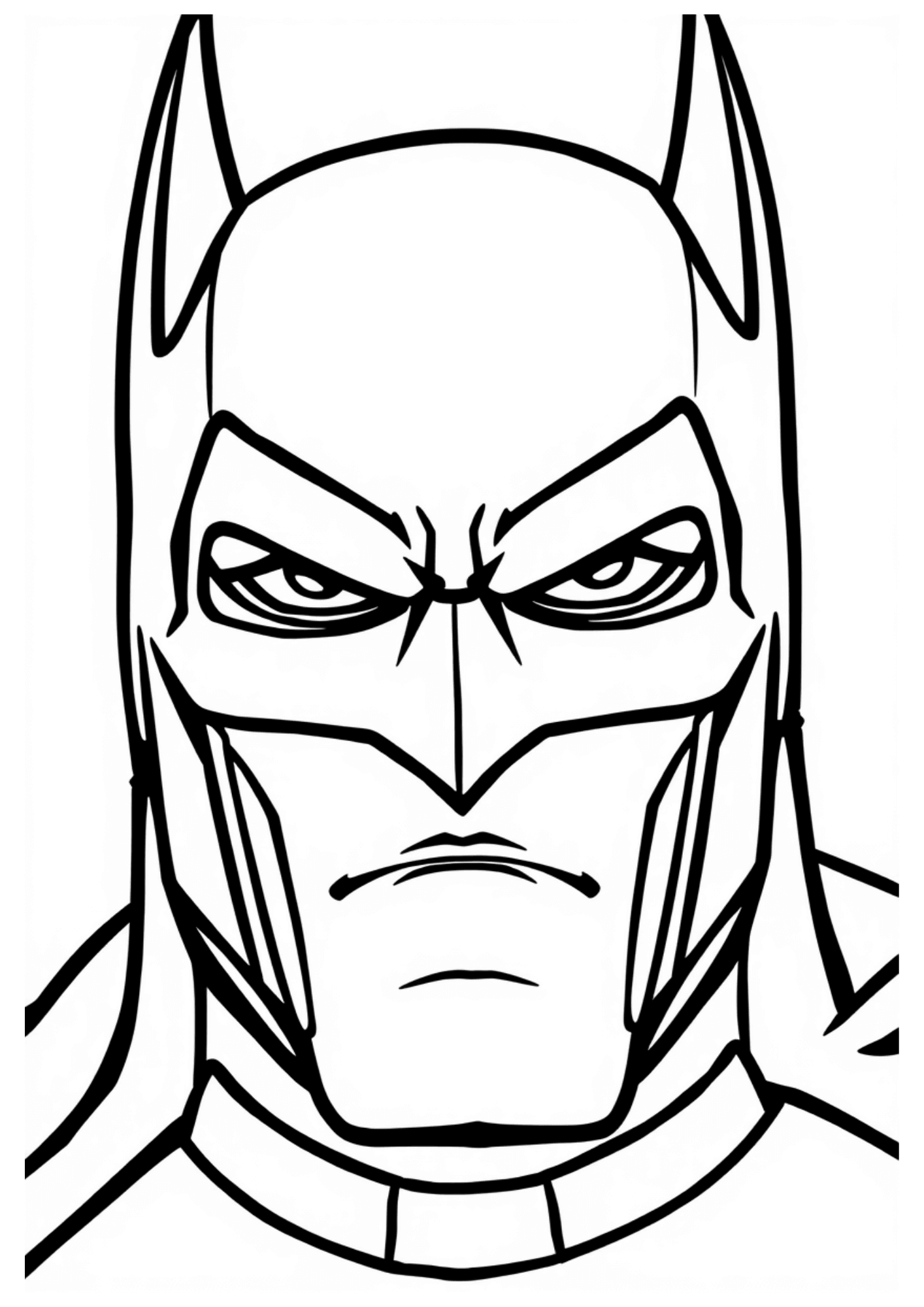 Desenho de Batman para imprimir