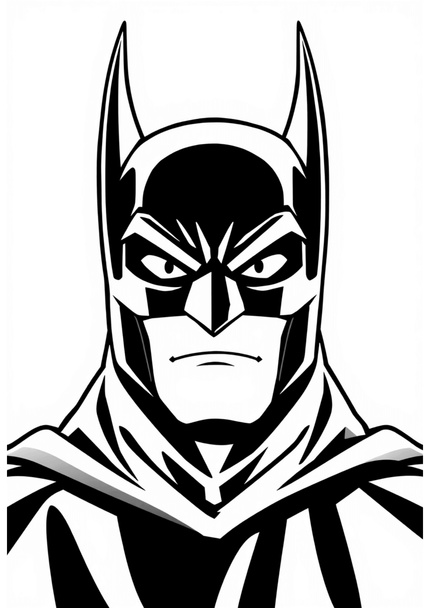 Desenho de Batman para imprimir