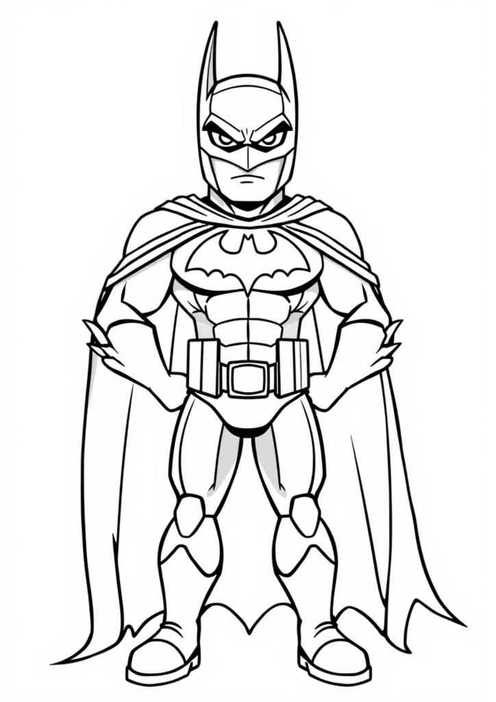 Desenho de Batman para imprimir