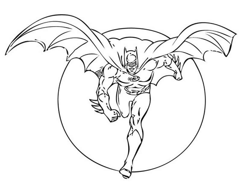 Desenho de Batman para imprimir