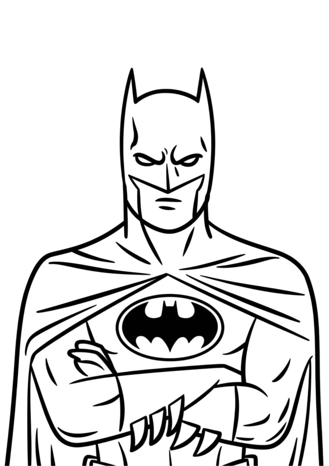 Desenho de Batman para imprimir