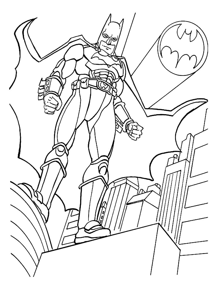 Desenho de Batman para imprimir