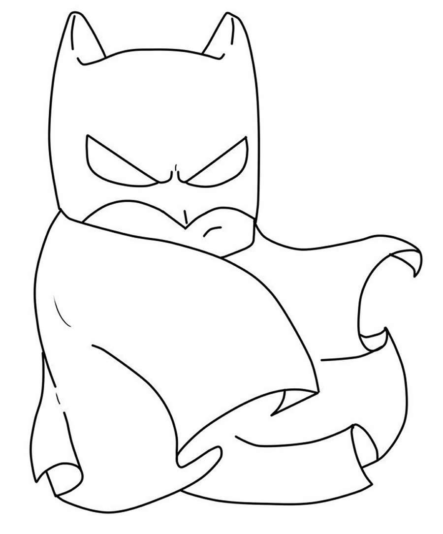 Desenho de Batman para imprimir