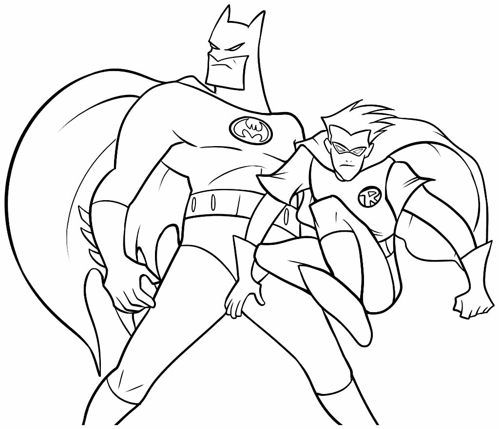 Desenho de Batman para imprimir