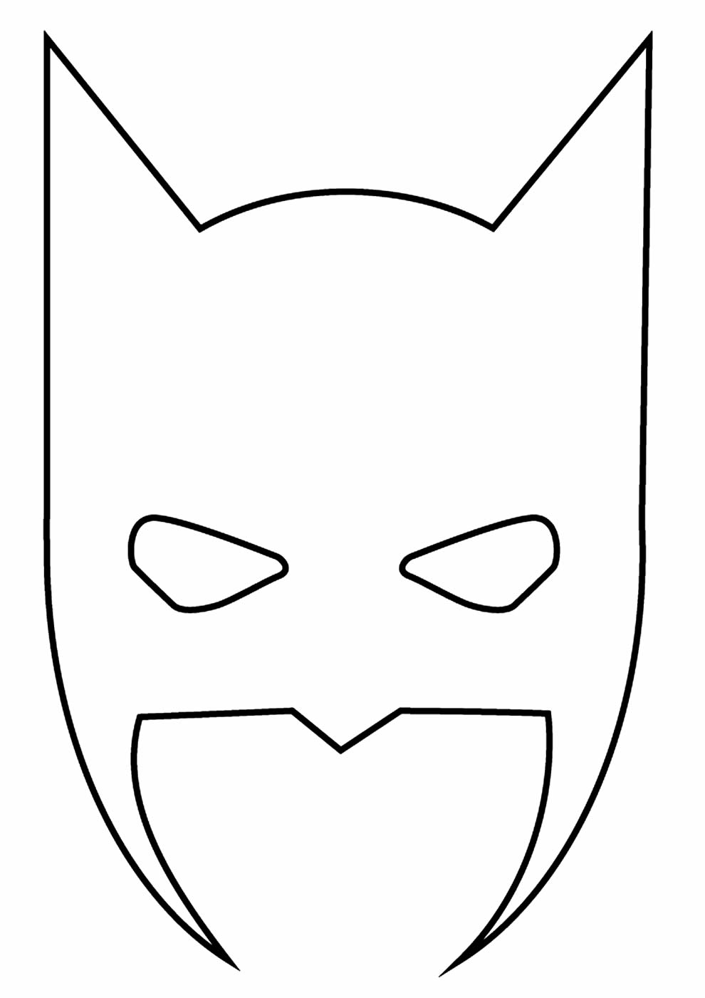 Desenho de Batman para imprimir