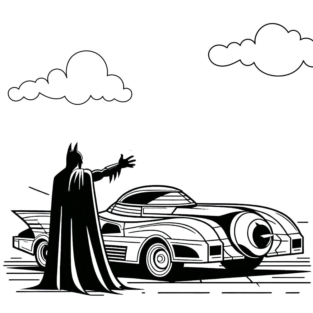 Desenho de Batman para imprimir
