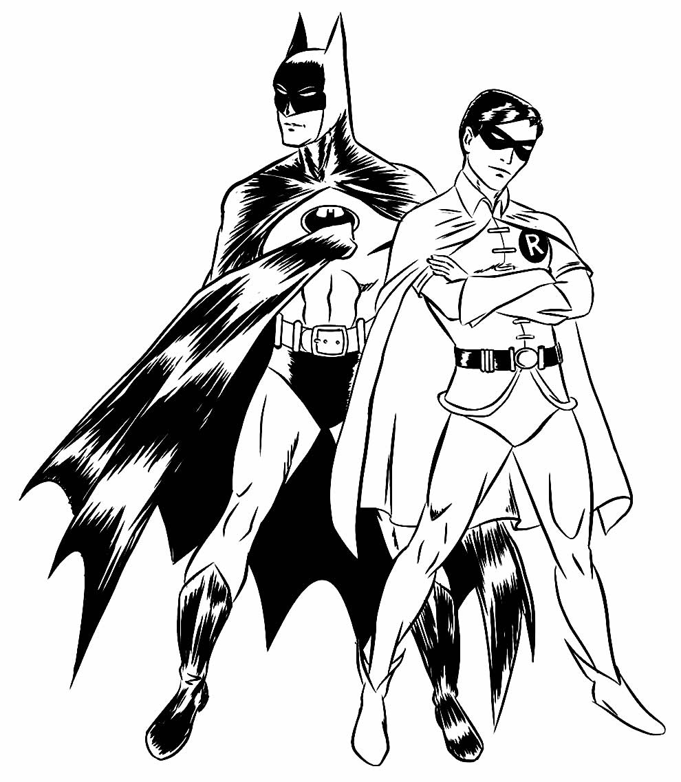 Desenho de Batman para imprimir
