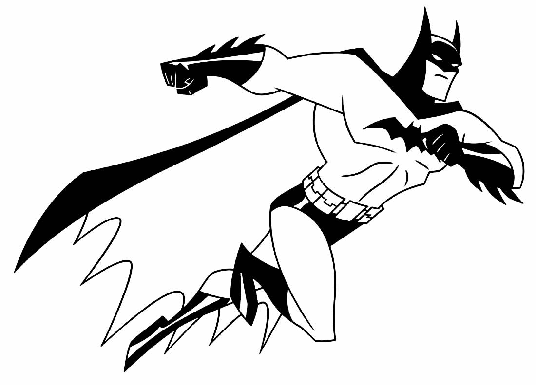 Desenho de Batman para imprimir