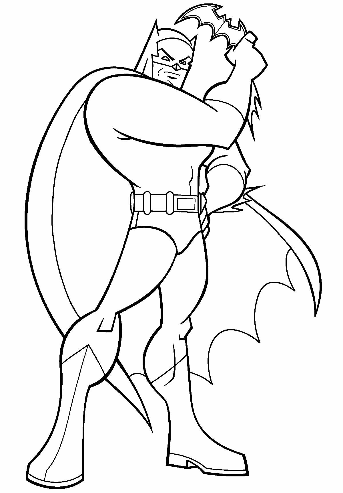 Desenho de Batman para imprimir