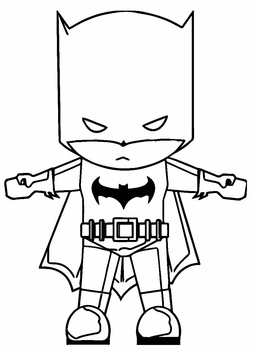 Desenho de Batman para imprimir