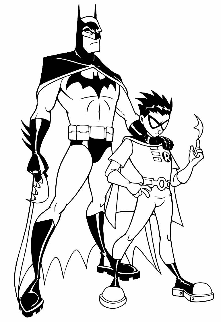 Desenho de Batman para imprimir