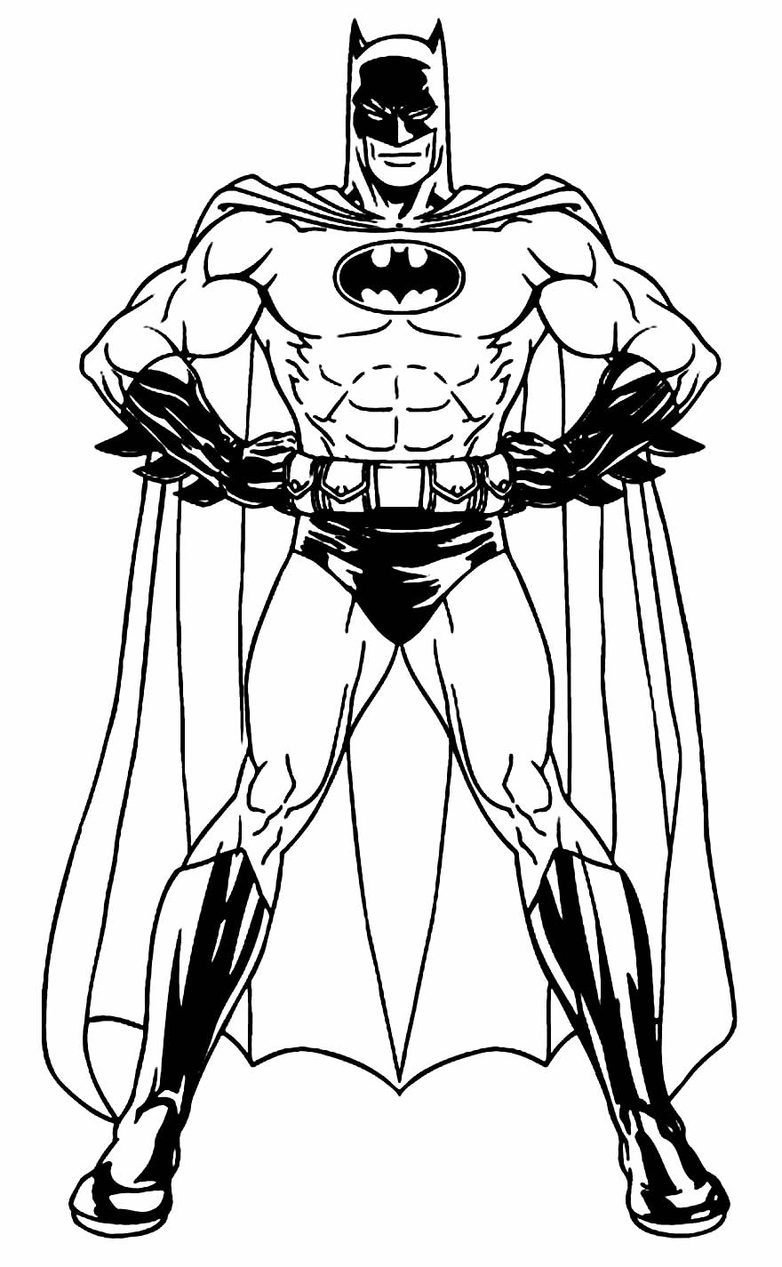 Desenho de Batman para imprimir