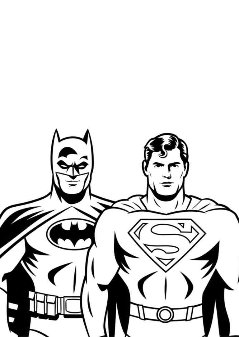 Desenho de Batman para imprimir