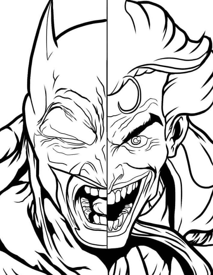 Desenho de Batman para imprimir