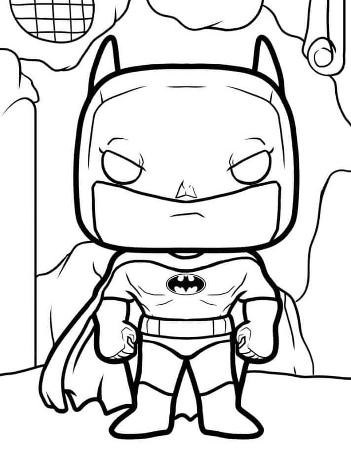 Desenho de Batman para imprimir