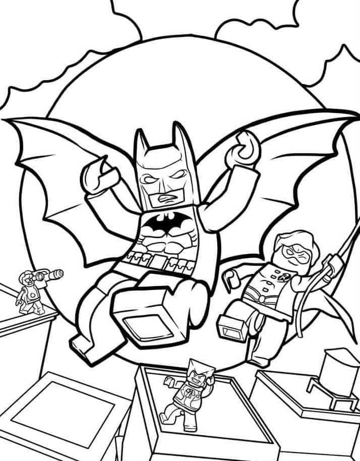 Desenho de Batman para imprimir