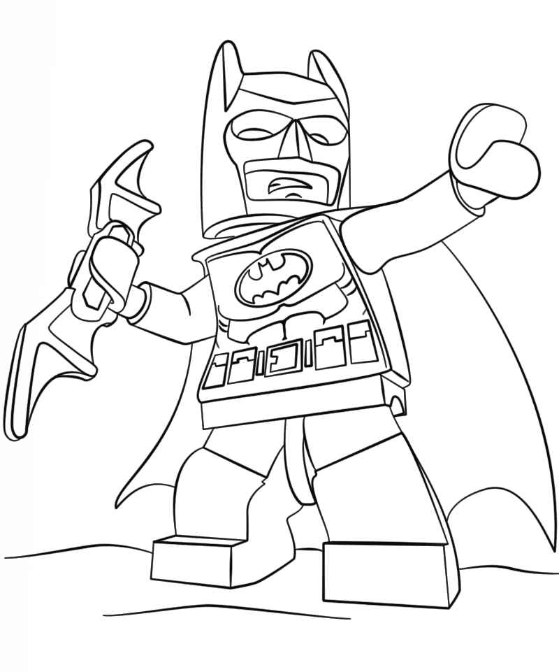 Desenho de Batman para imprimir