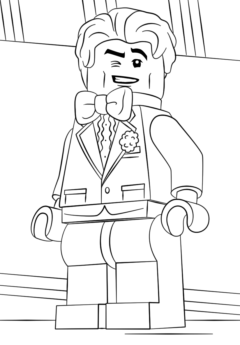Desenho de Batman para imprimir