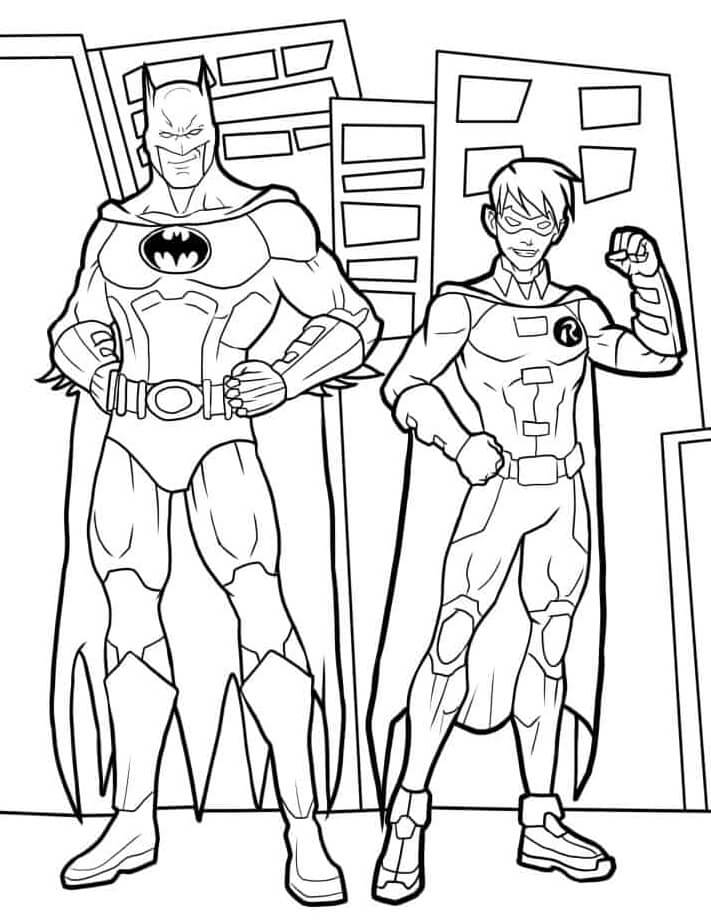 Desenho de Batman para imprimir