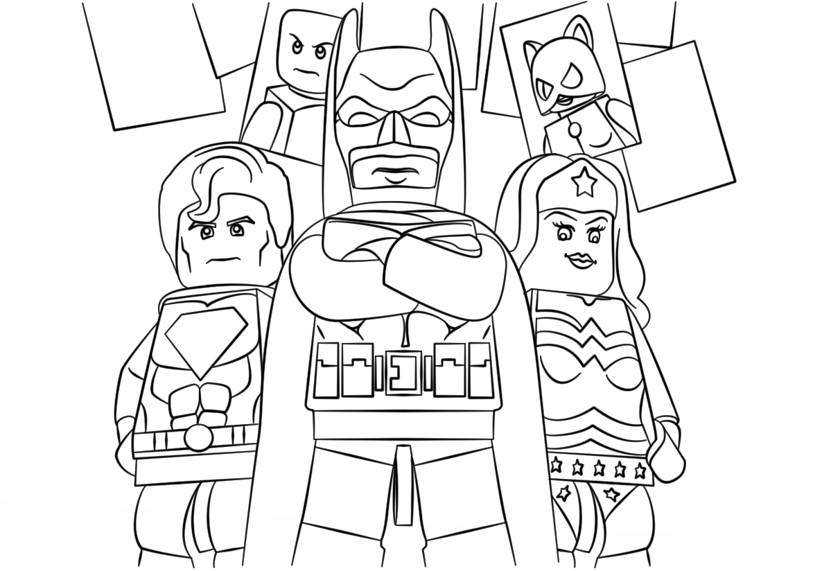 Desenho de Batman para imprimir