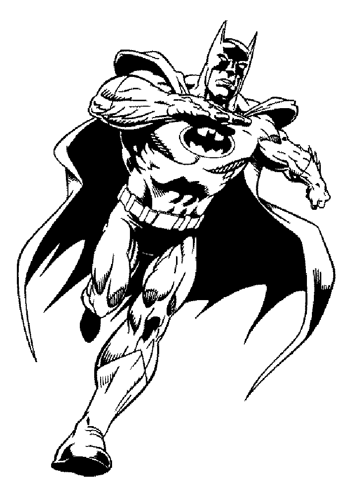 Desenho de Batman para imprimir