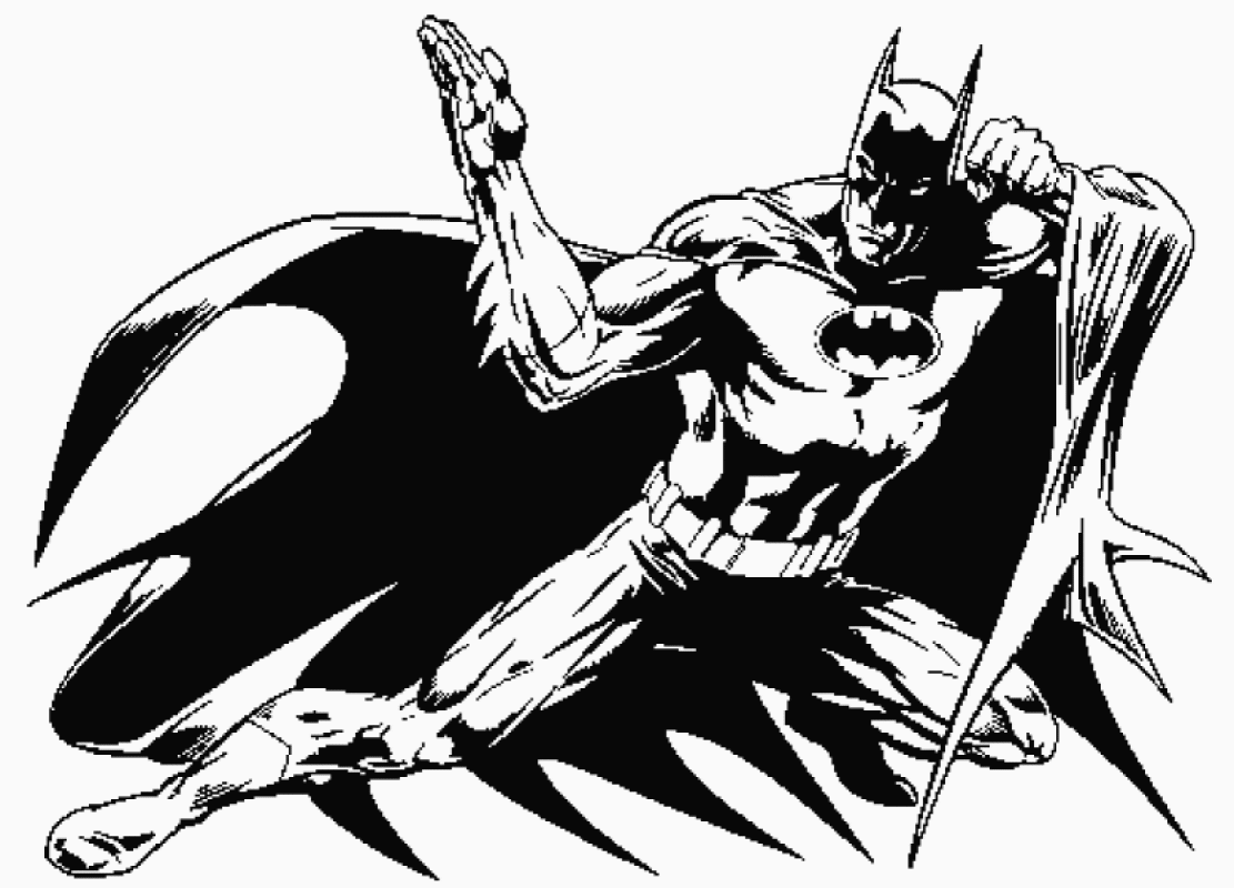 Desenho de Batman para imprimir
