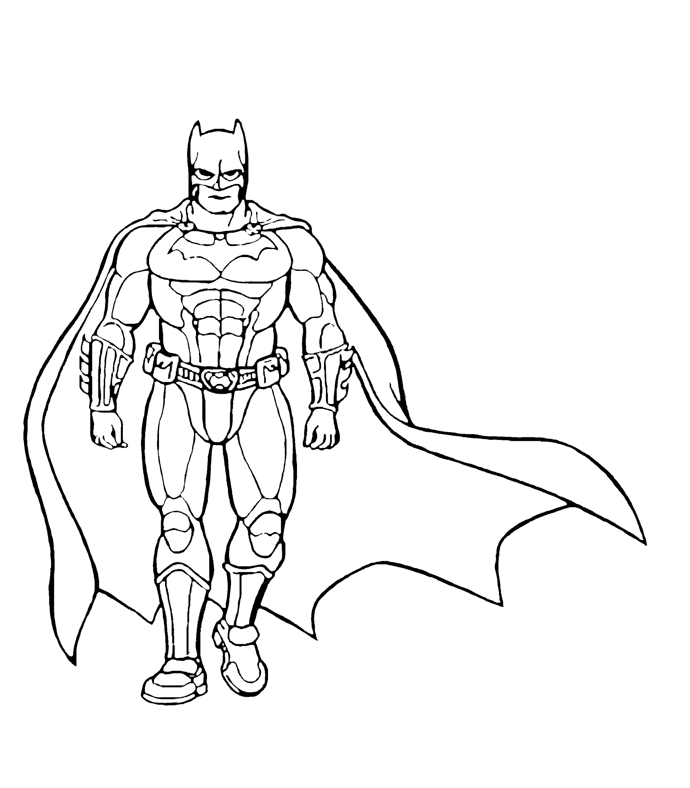 Desenho de Batman para imprimir